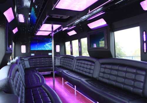 party bus interior Batavia il limo