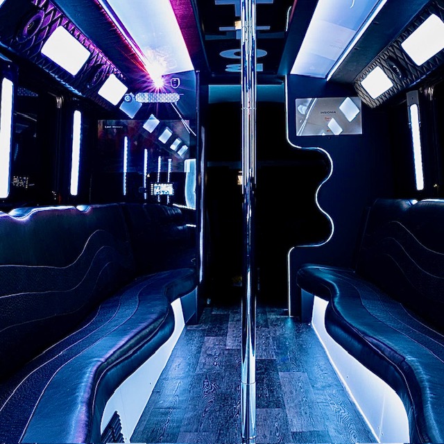 Party Bus Interior — The Grande — 24 Passengers