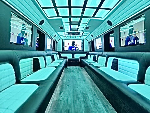 Party Bus Interior — The Luxe — 30 Passengers