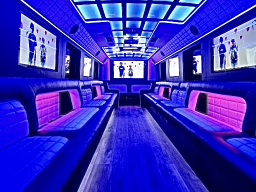Party Bus Interior — The Royale — 36 Passengers